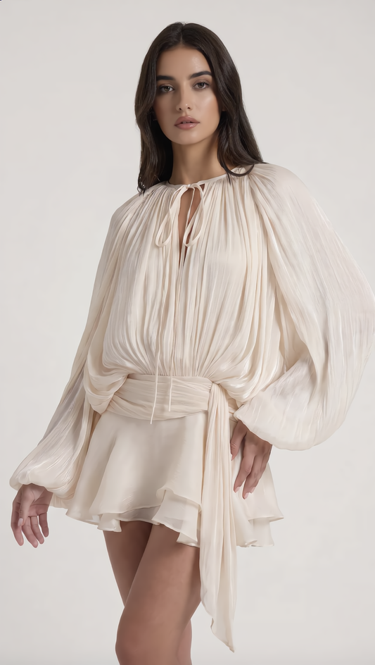 Robe Georgina blanche