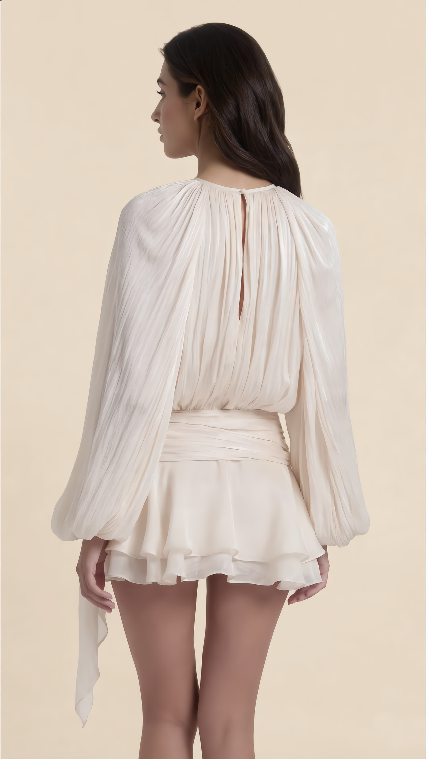 Robe Georgina blanche