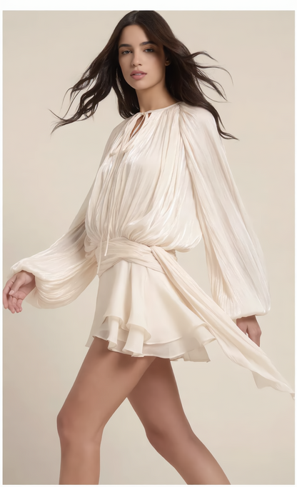Robe Georgina blanche