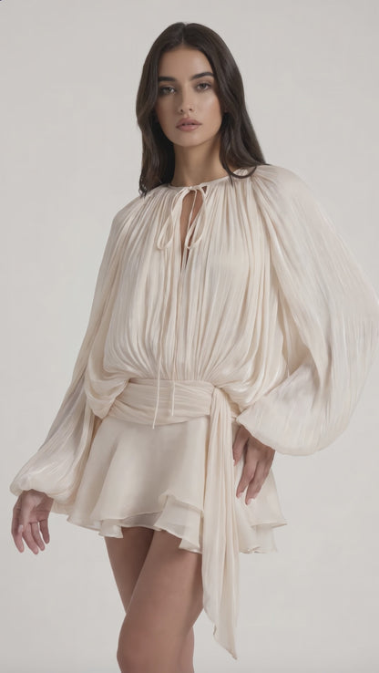 Robe Georgina blanche